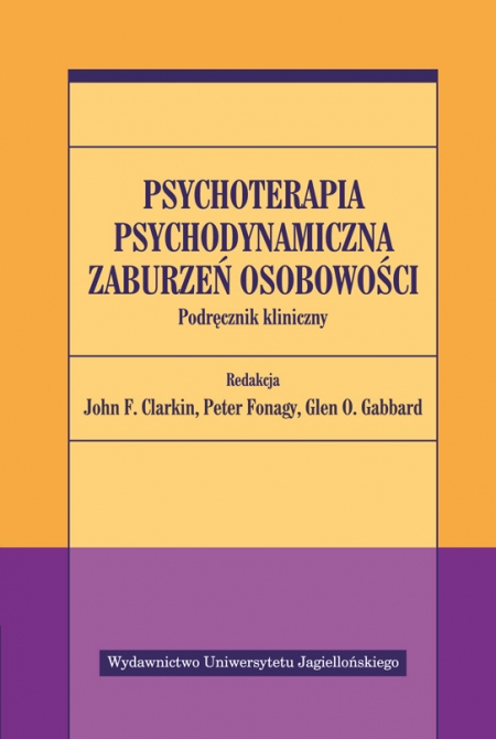 Book cover Psychodynamic Psychotherapy for Personality Disorders. A Clinical Handbook