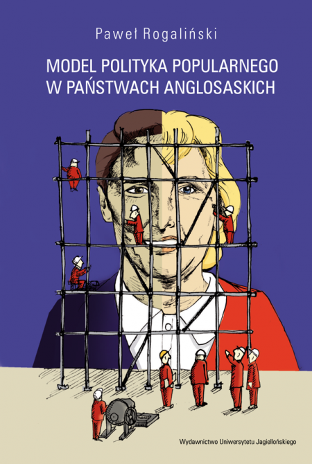 Book cover "Model polityka popularnego w państwach anglosaskich"