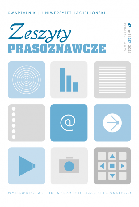 Journal cover Zeszyty Prasoznawcze