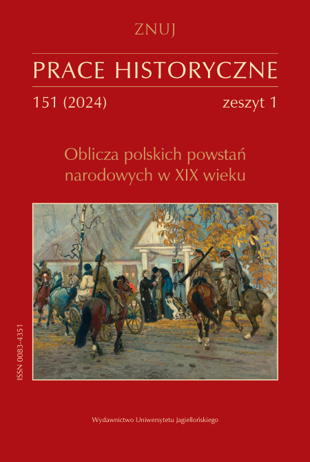 Book cover Prace Historyczne 151 (1) 2024