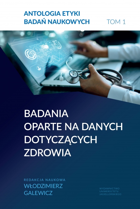 okładka ksiązki Badania oparte na danych dotyczących zdrowia