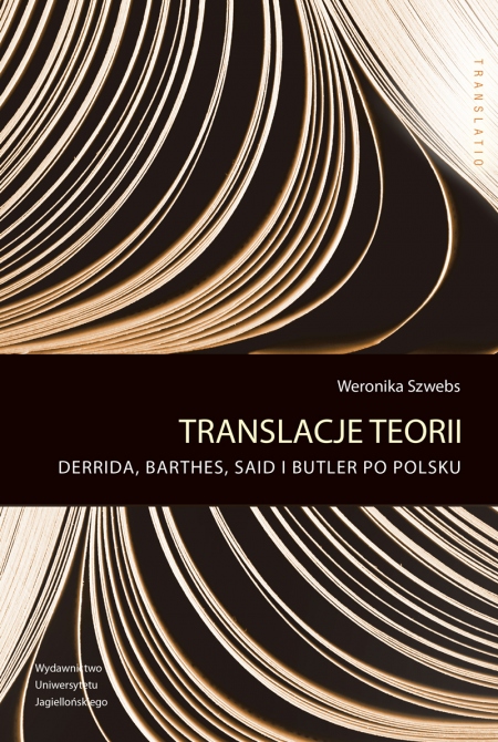 Book cover Translacje teorii